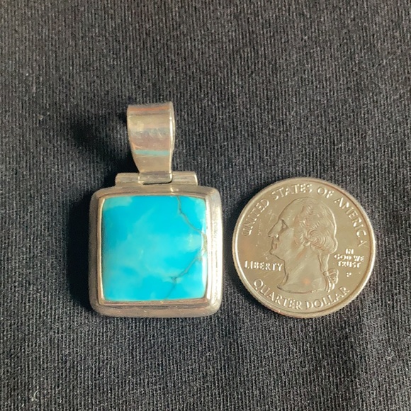 🎉HP🎉🆕💎Navajo Turquoise Pendant!💎 - Picture 5 of 5
